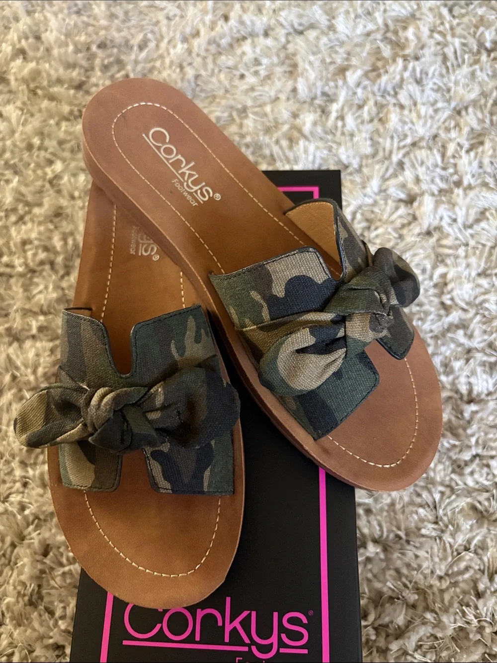 Corkys slide sandals